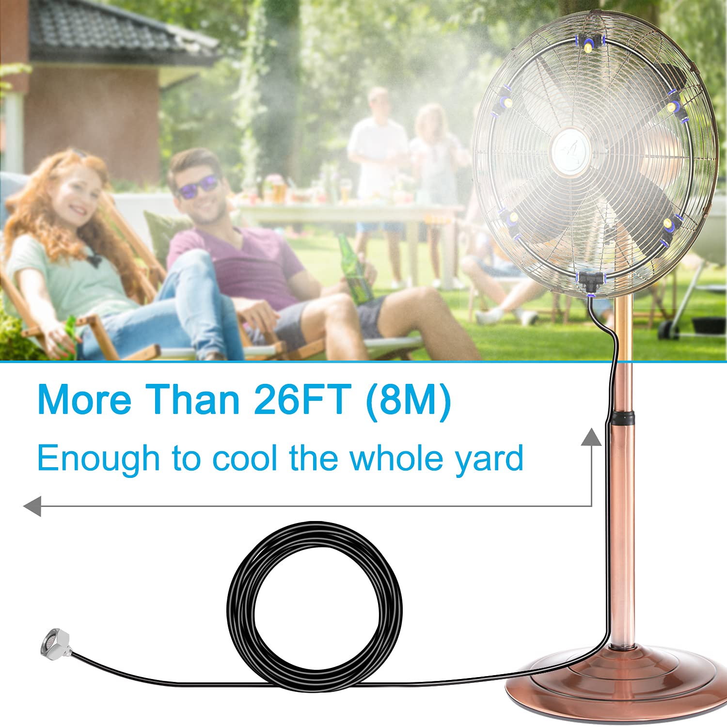 Signice weather-resistant adapter and pipe for outdoor use