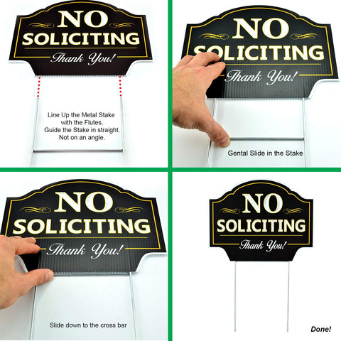 Signs Authority coroplast material sign suitable for outdoor weather
