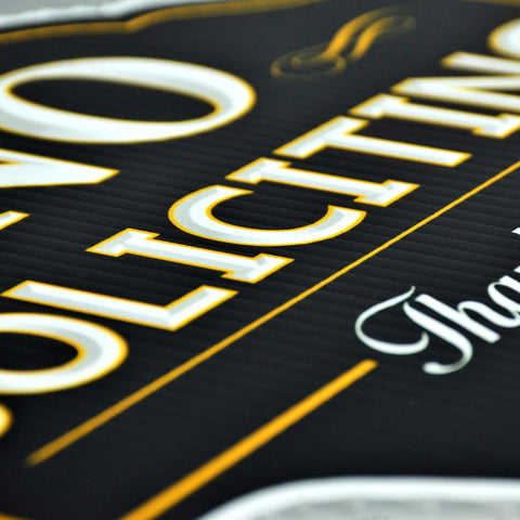 Signs Authority durable outdoor use sign in weather-resistant coroplast