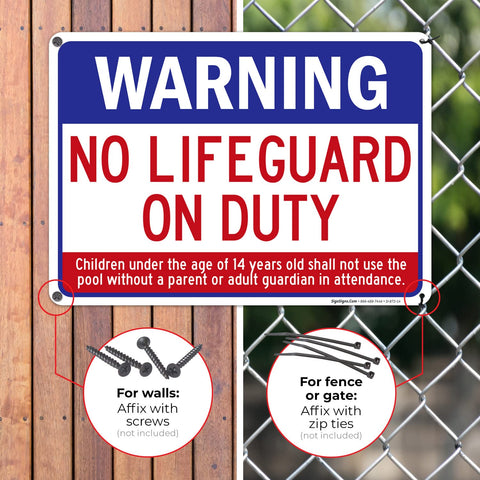 Sigo Signs UV fade-resistant printing keeps pool signs legible over time