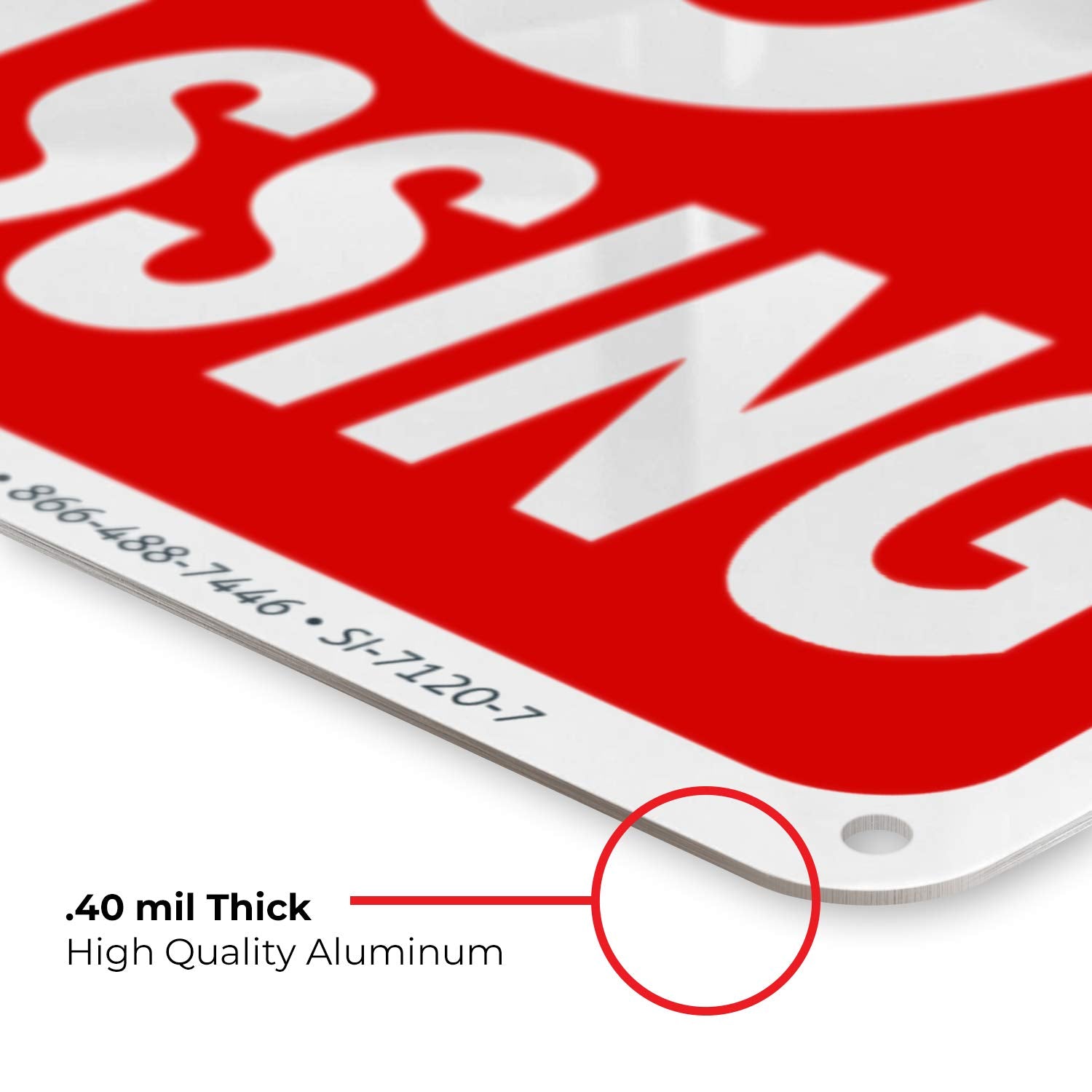 Sigo Signs made in the USA with premium materials and craftsmanship.