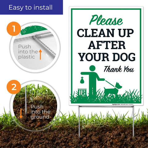 Sigo Signs corrugated plastic 160mil sign resists weather for long-lasting use.