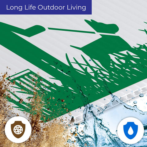 Sigo Signs easy mounting allows quick installation on any surface.
