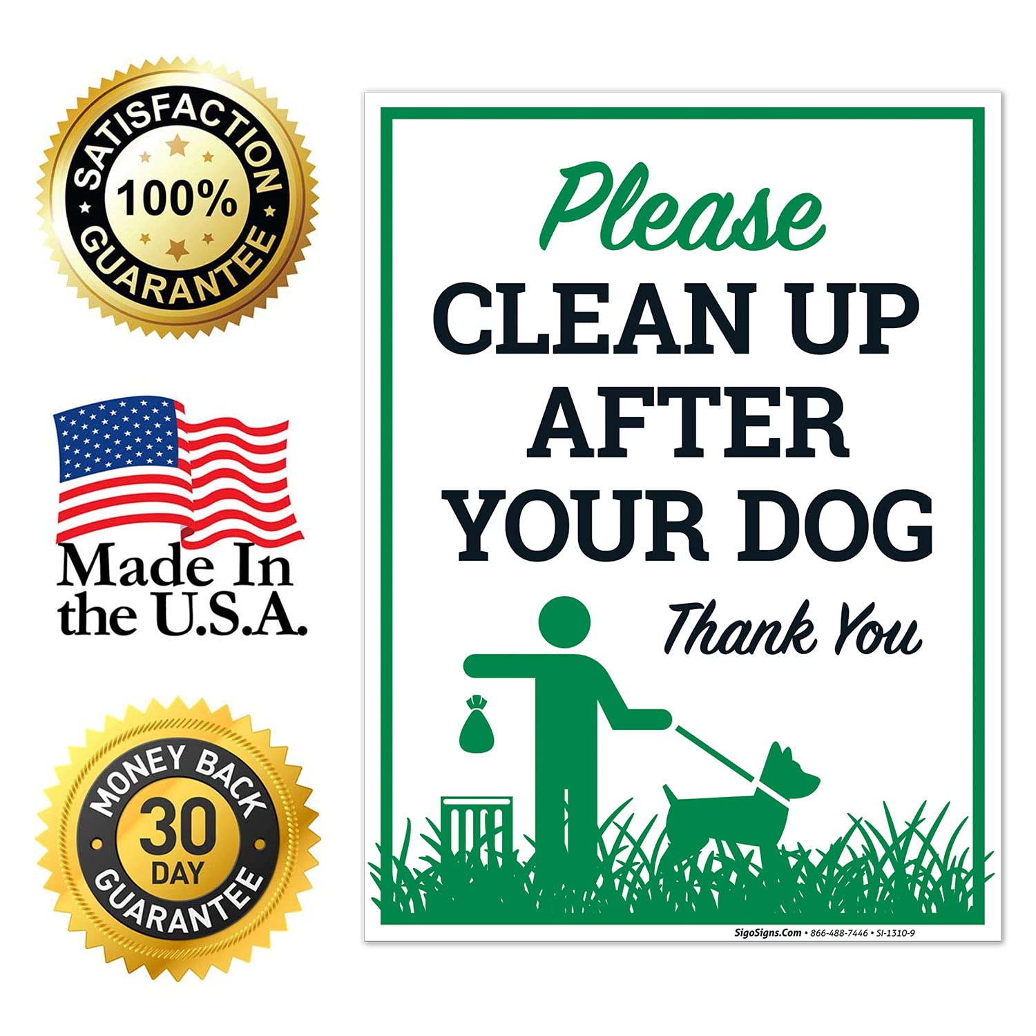 Sigo Signs professional graphics enhance readability from a distance.