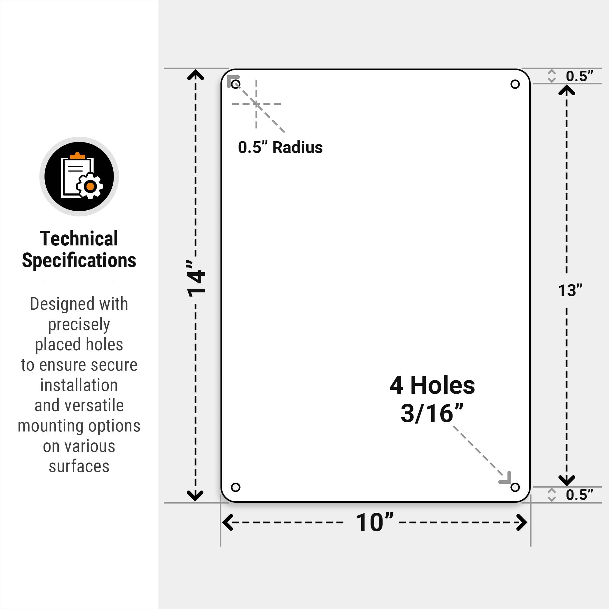 Sigo Signs high-contrast graphics ensure readable messaging at a distance.