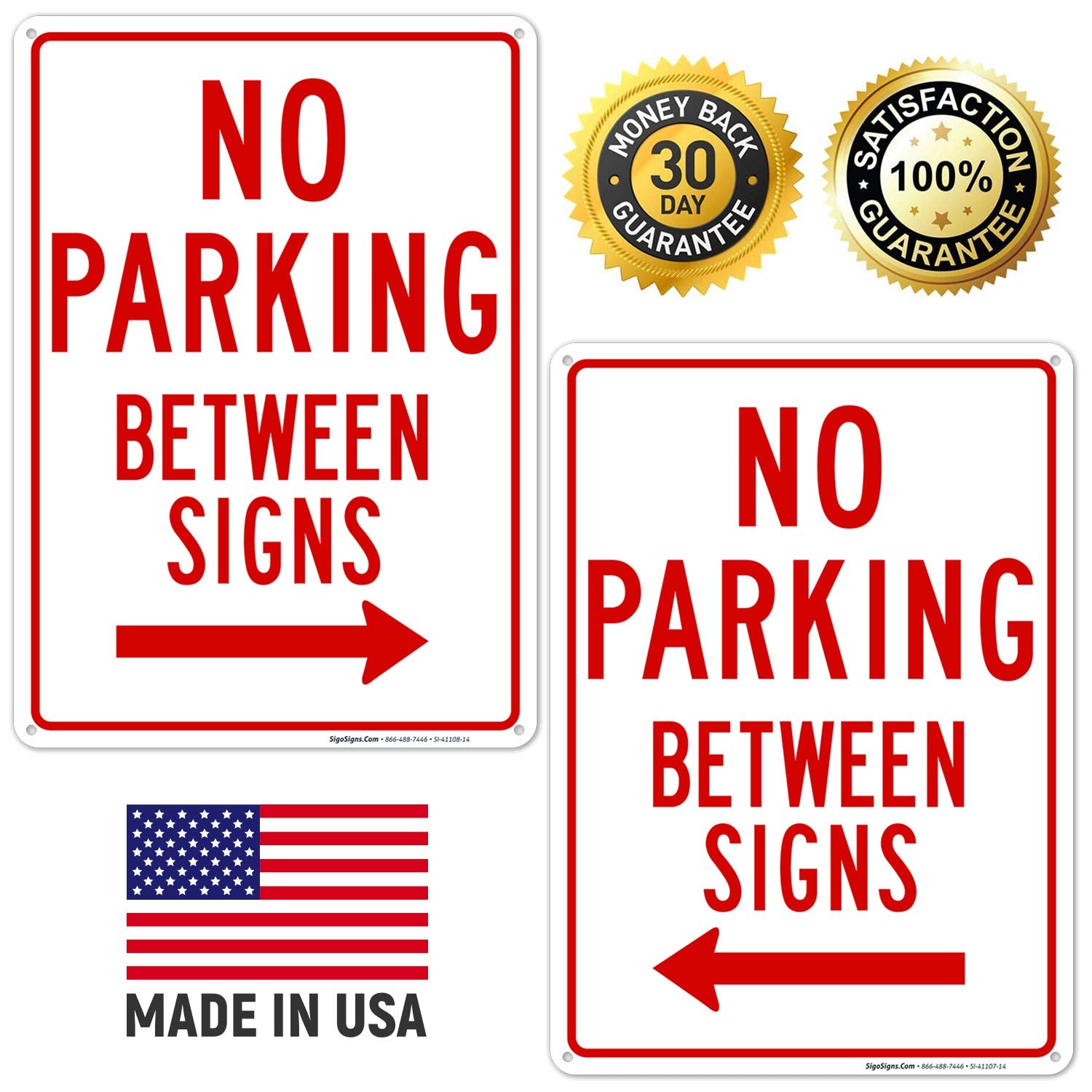 Sigo Signs Indoor Outdoor use, ideal for homes and businesses.