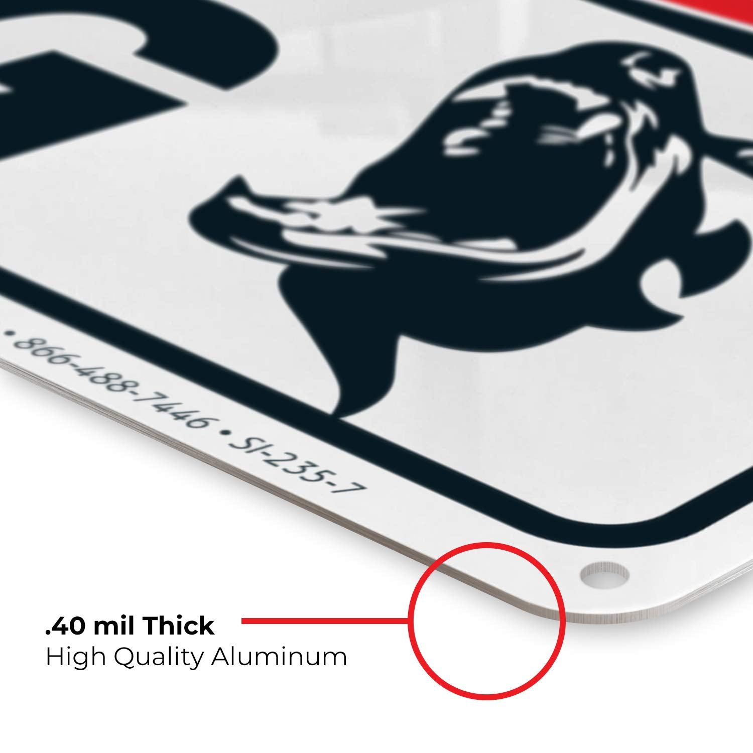 Sigo Signs suitable for indoor and outdoor placement