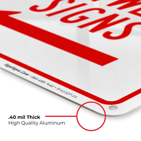 Sigo Signs Made in USA for reliable craftsmanship and support.