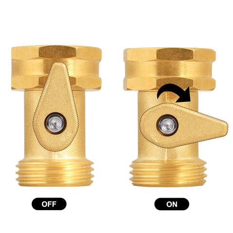SIGURANTA valve showing standard 3/4 GHT threads for easy compatibility.