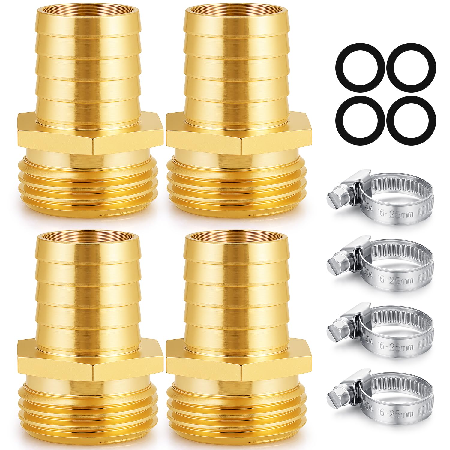 SIGURANTA 3-4 inch hose MHT barb fitting secures garden hose connections for sprayers.