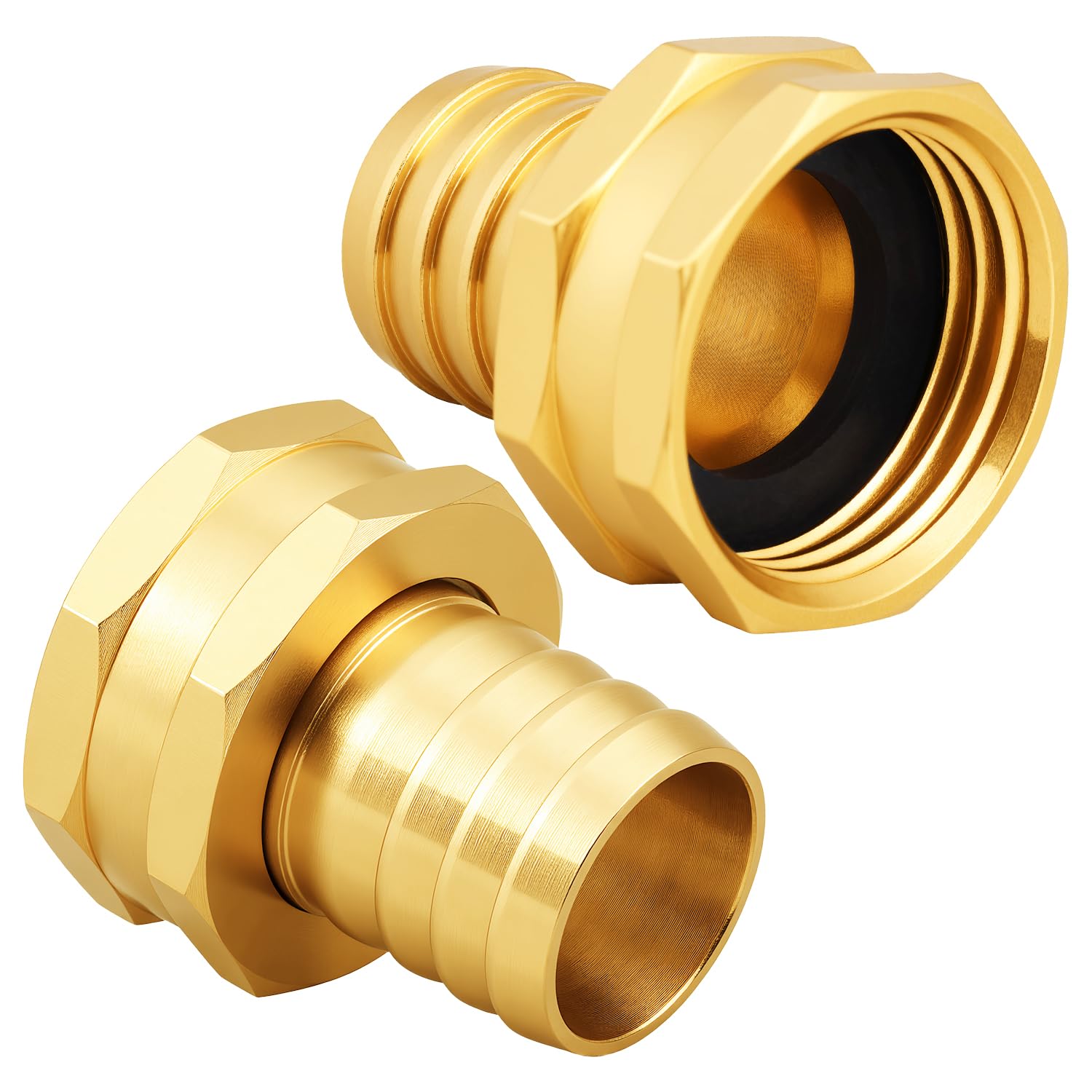 SIGURANTA four-pack hose fittings offer reliable replacements for yard hoses