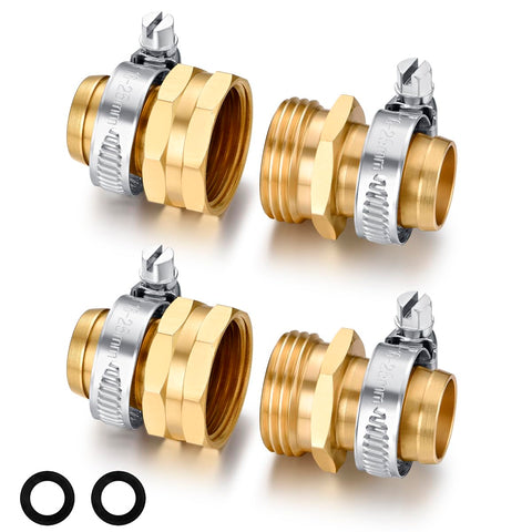 SIGURANTA brass garden hose end male for secure connections.