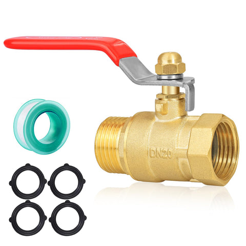 SIGURANTA full-flow brass valve shown for smooth garden watering control