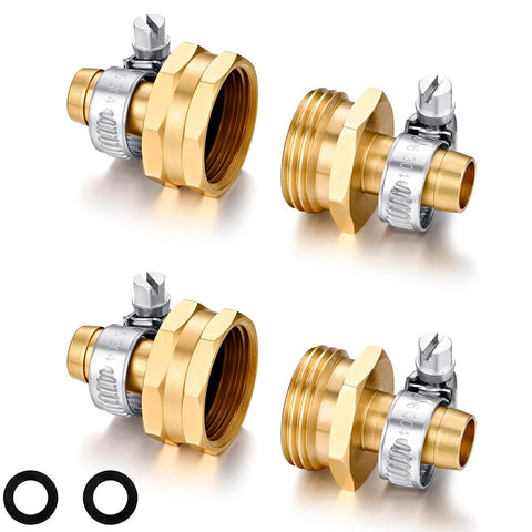 Siguranta garden hose repair connector two-set kit for quick leaks repair
