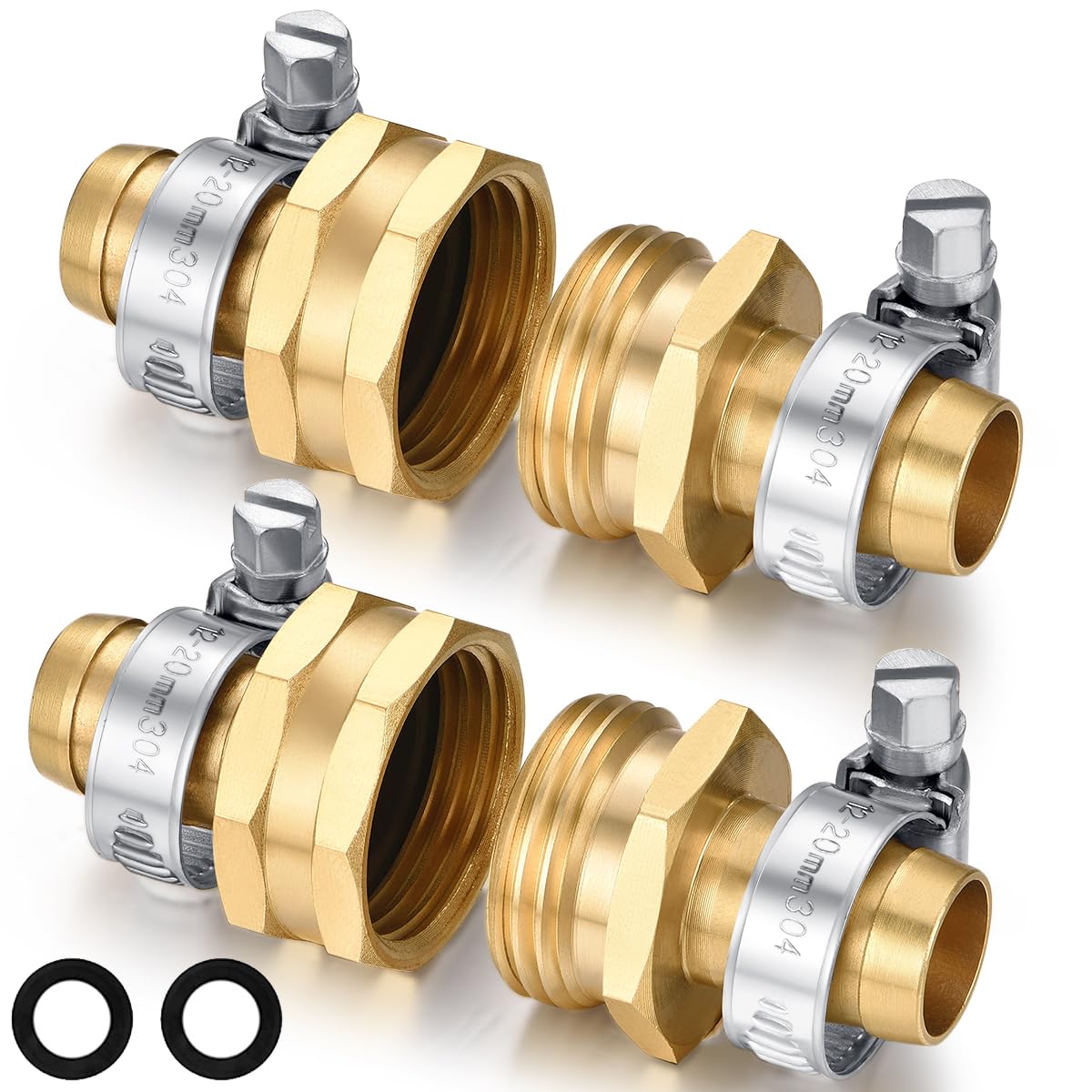 SIGURANTA garden hose repair connector kit ready for secure, leak-free connections.