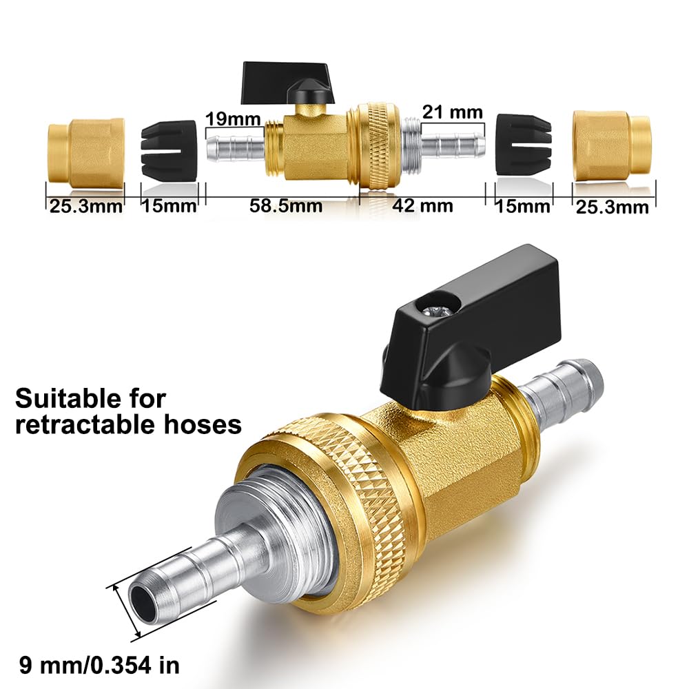 SIGURANTA GHT female fittings closeup showing compatibility options.