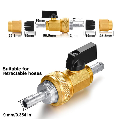 SIGURANTA GHT female fittings closeup showing compatibility options.
