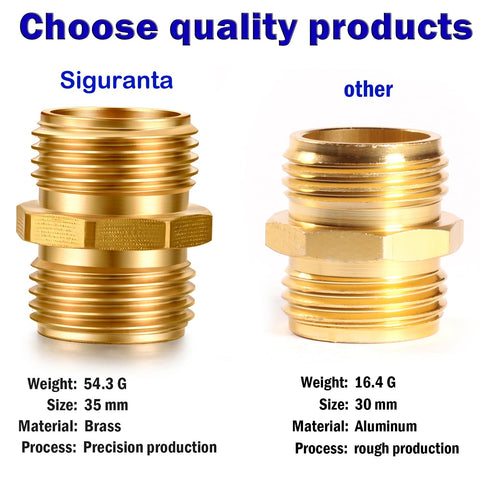 SIGURANTA sealing tape included improves leak resistance during installation.