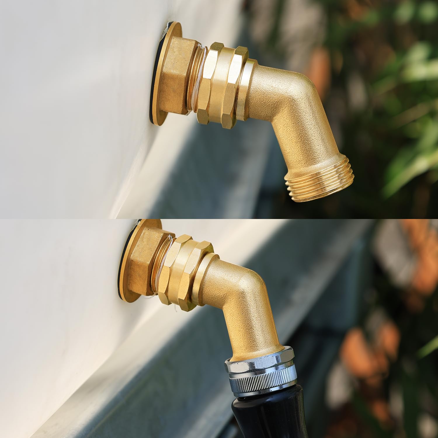 SIGURANTA three-quarter-inch threaded connector for secure, leak-free hose connections.