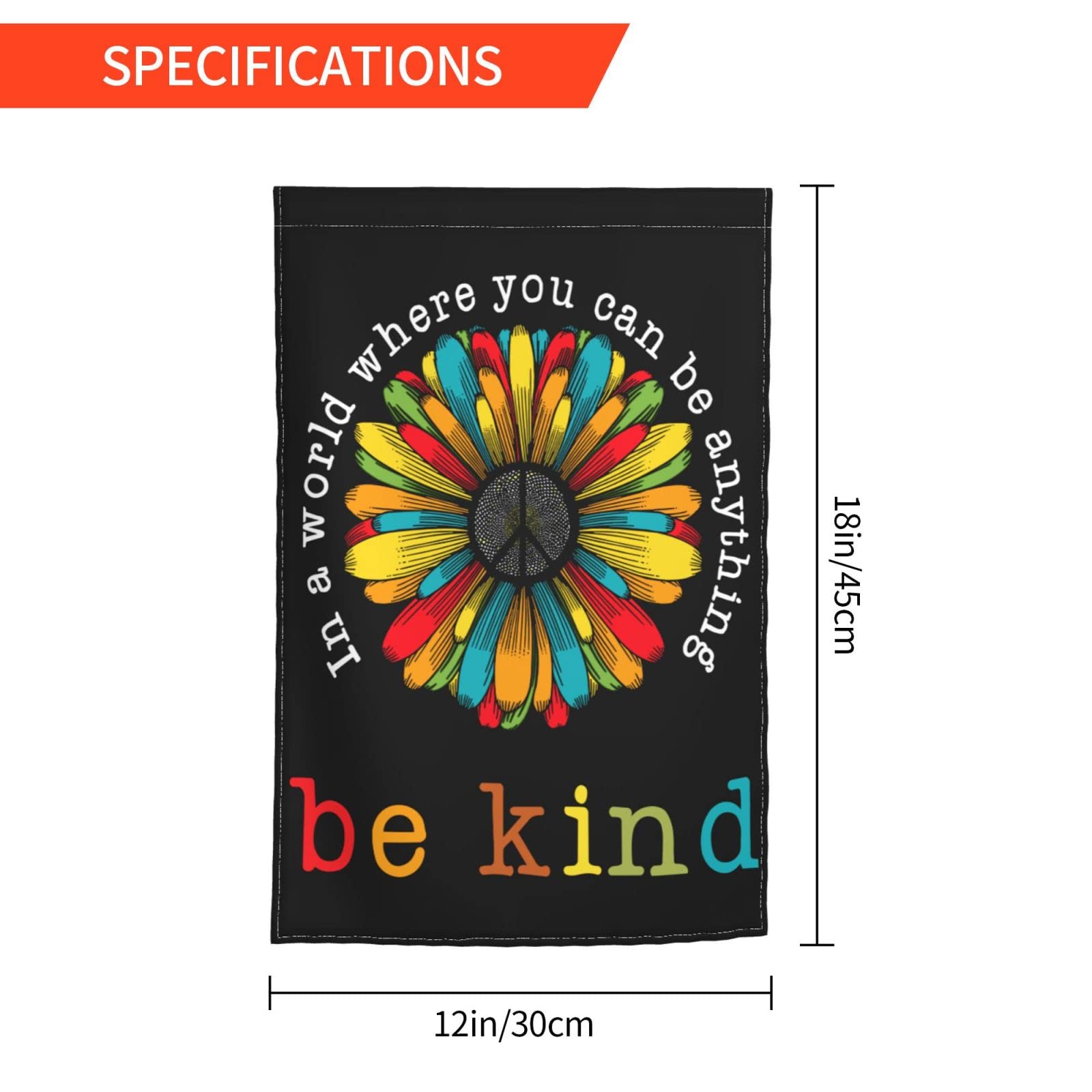 Siiuuol Peaceful Floral Design garden flag showcases seasonal charm and curb appeal.