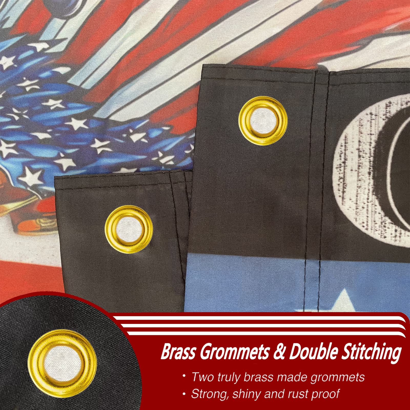 Siixoi American eagle flag design for patriotic display