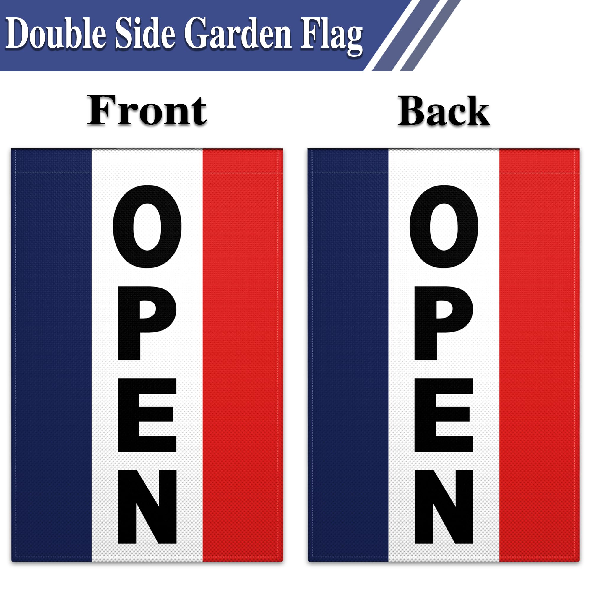 Siixoi Open Sign 12x18 is easy to hang anywhere