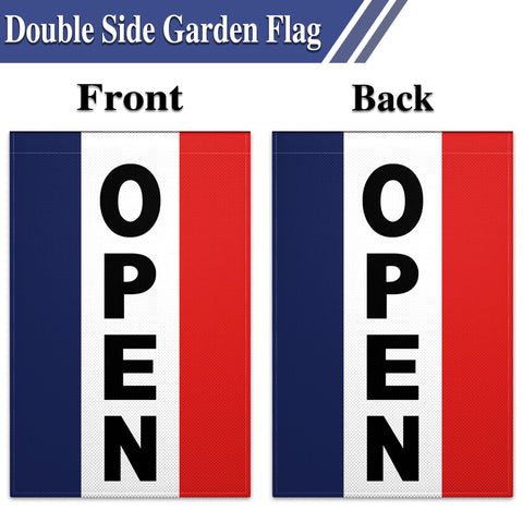 Siixoi Open Sign 12x18 is easy to hang anywhere