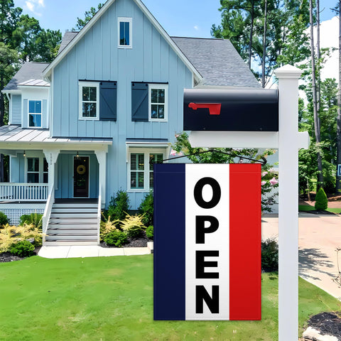 Siixoi Open Sign is durable for year-round indoor or outdoor use