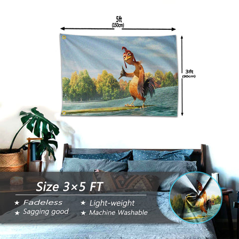 siixoi waterproof UV-coated flag resists outdoor fading and weather exposure