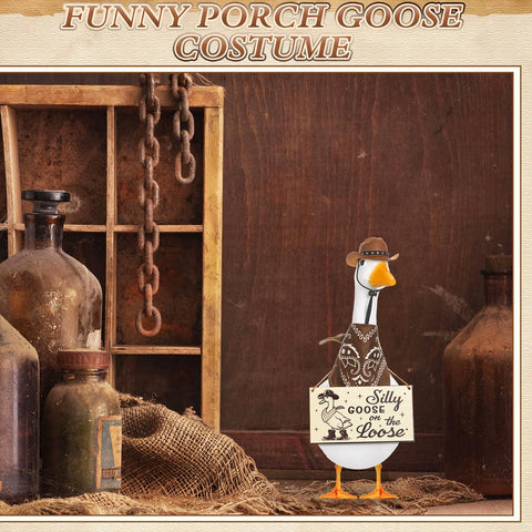 Silicherry 23-inch lawn goose display fits standard geese