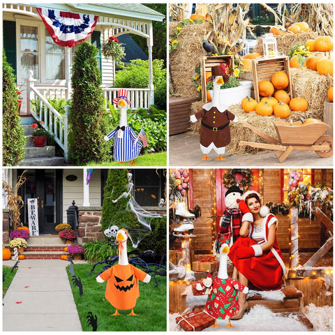 Silicherry goose outfit Thanksgiving colors for autumn decor