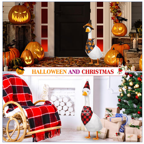 Silicherry goose outfits halloween-costume adds spooky seasonal flair to outdoor spaces.
