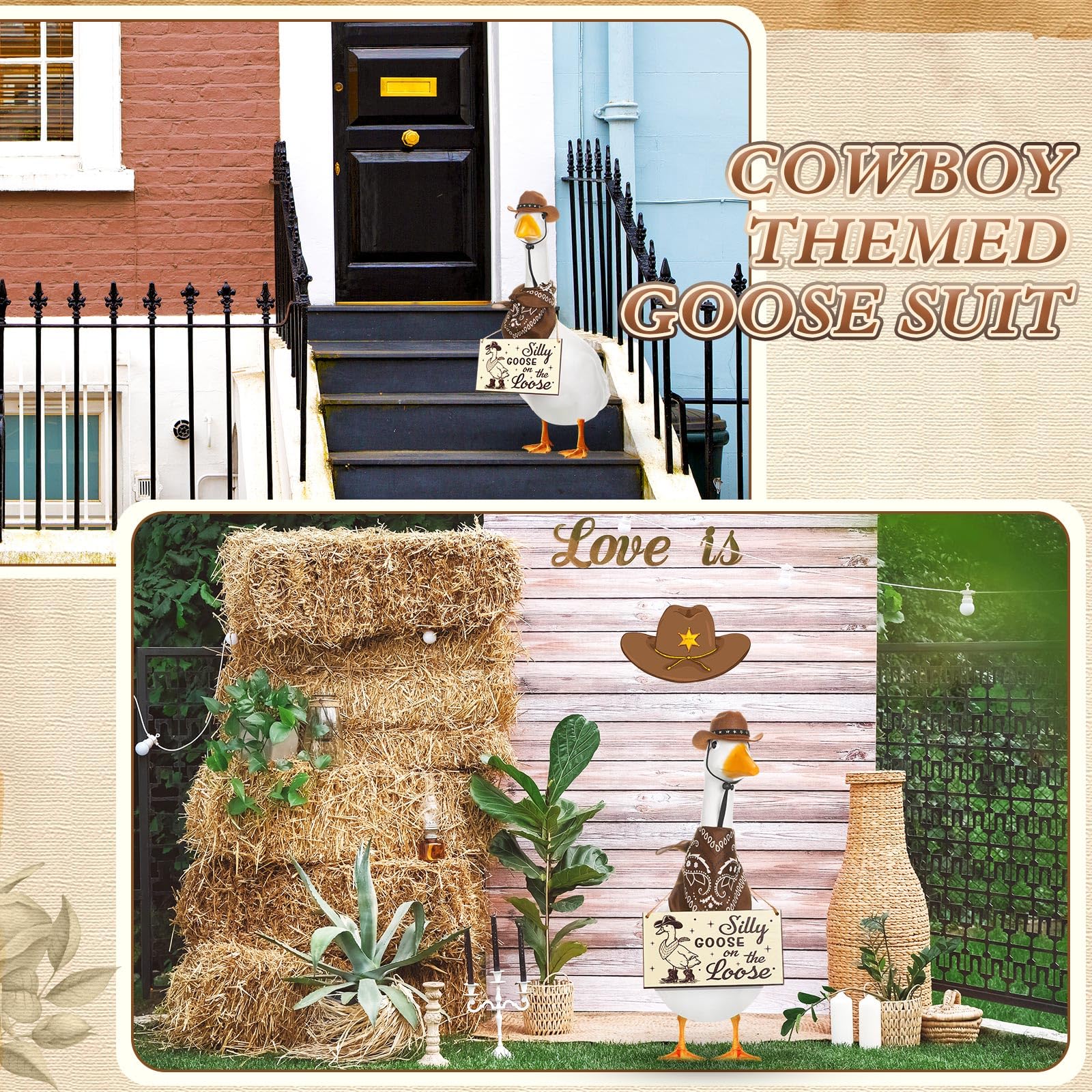 Silicherry wooden sign adds rustic whimsy to patios