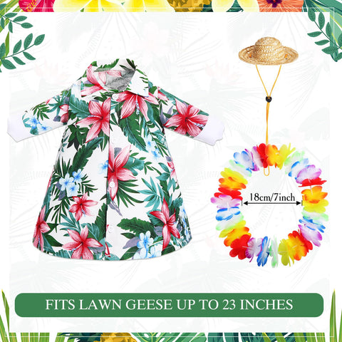 Silicherry Summer Goose Outfit Hawaiian shirt brings bold color to outdoor decor
