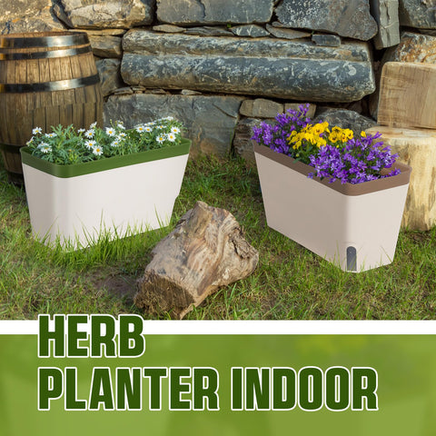 SiliFine scratch-resistant polypropylene planters blend durability with style.