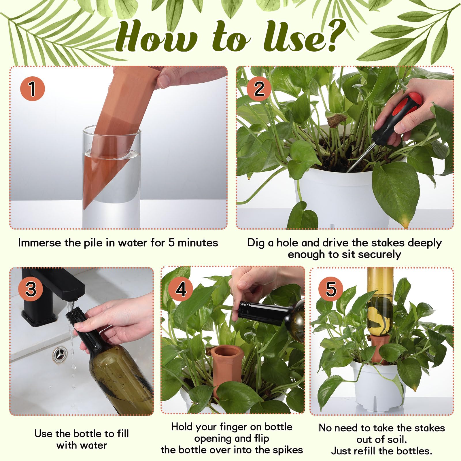 SiliFine six-pack watering system suited for multiple plants.
