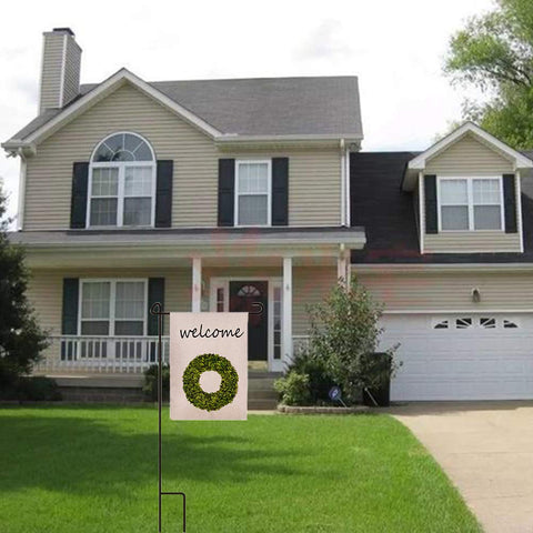 Silintion outdoor flag holder kit is ideal for lawn, garden, or patio decor.