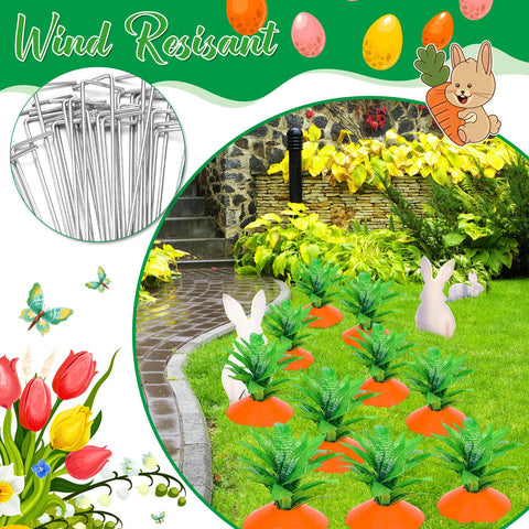 Silipull steel ground spikes provide sturdy support for secure outdoor installation.