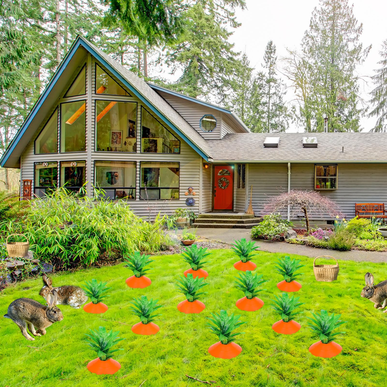 Silipull weatherproof PE plastic stands up to outdoor conditions for long-lasting decorating.