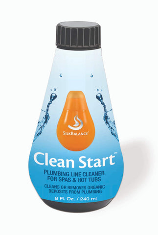 Silk Balance Clean Start bottle pouring for quick spa detox