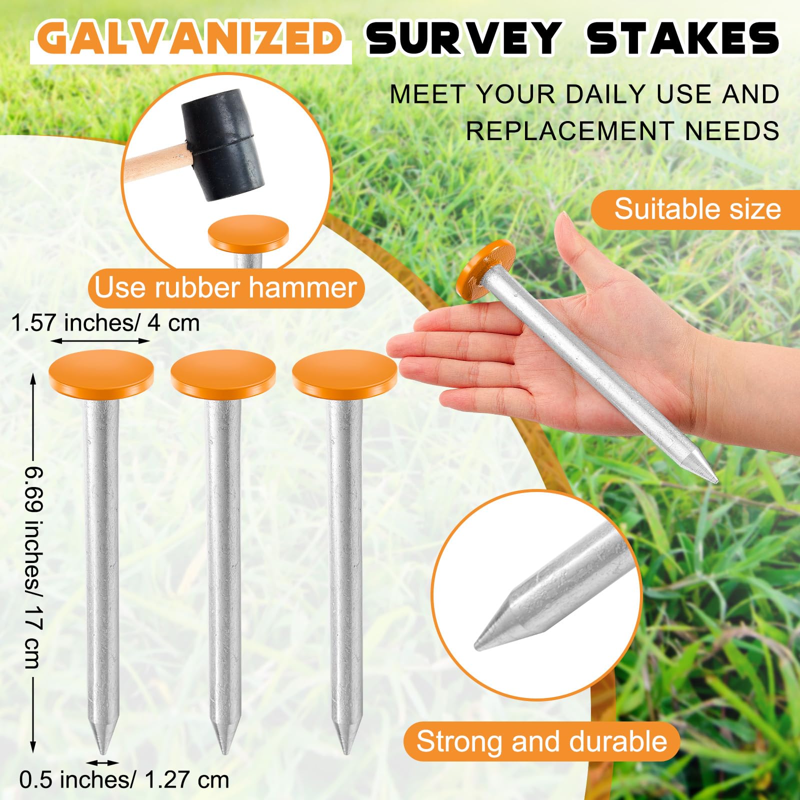 Silkfly property line markers boost visibility during fencing and landscaping tasks