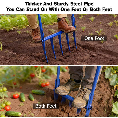 Silkpe 56in broadfork protective cover protects tines during transport
