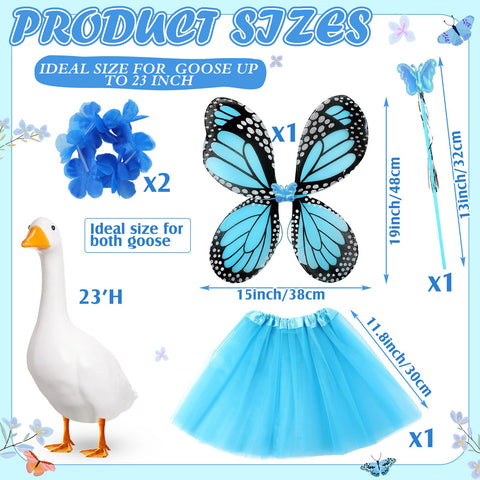SilTriangle tutu skirt complements wings for an eye catching goose costume