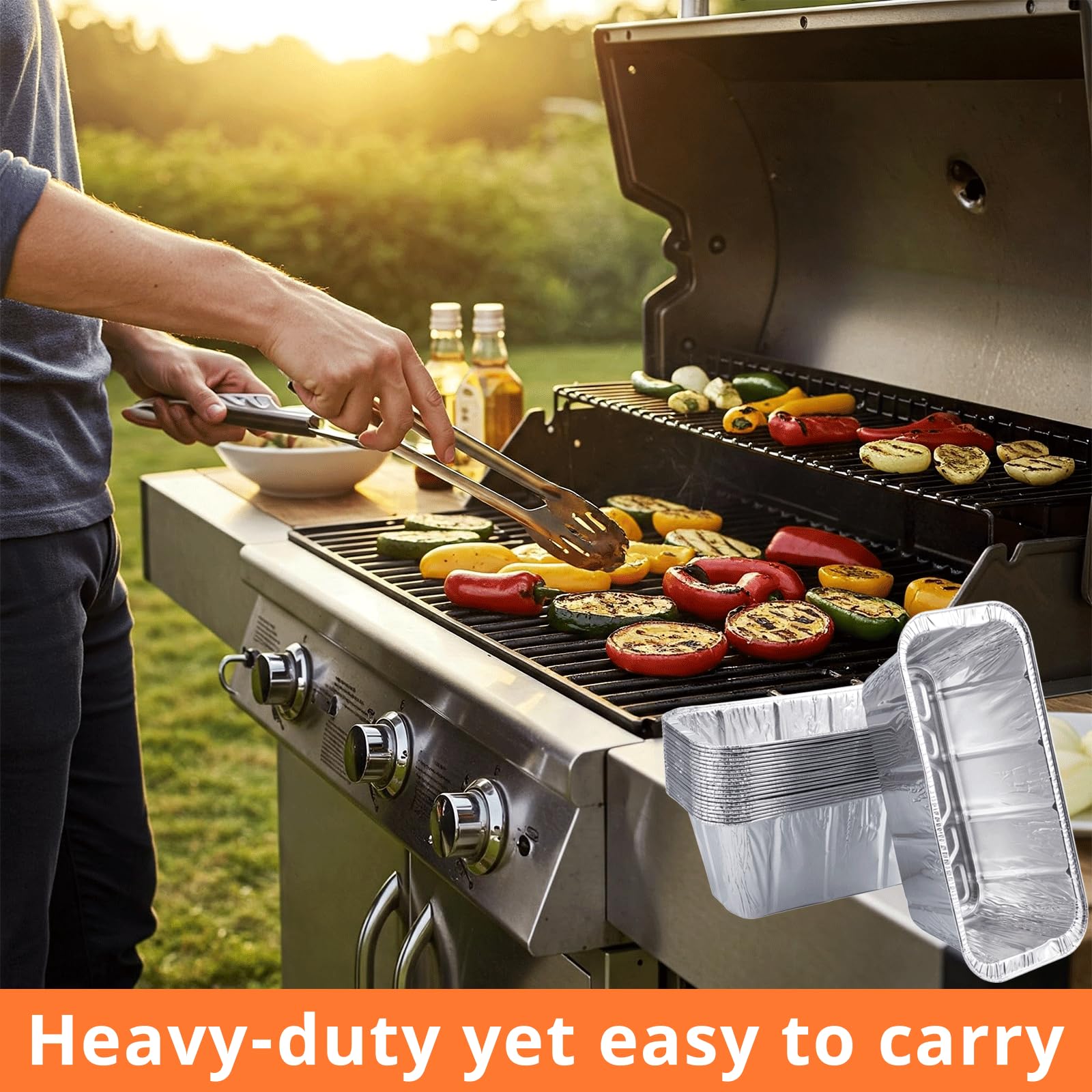 SilvaKoon easy-cleanup liner makes post-cook cleanup faster.