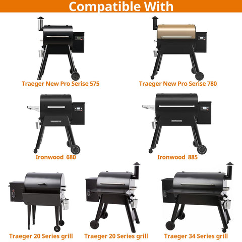 SilvaKoon heat-resistant aluminum liner endures up to 450°F for high-heat grilling