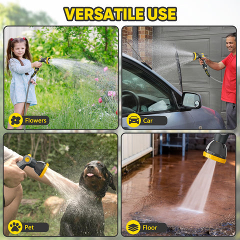 SILVEL 180-degree bracket in use for accessible watering around corners
