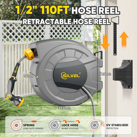SILVEL leak-proof design with triple-layer PVC hose for reliable operation