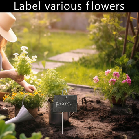 Universal-fit hooks compatible with most garden signage and tags