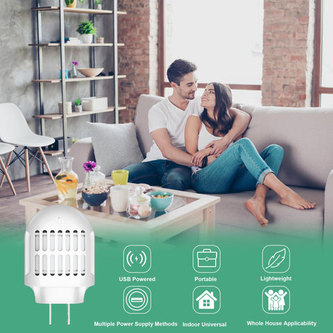 Simashts Mosquito Repeller indoor-use shown in living room