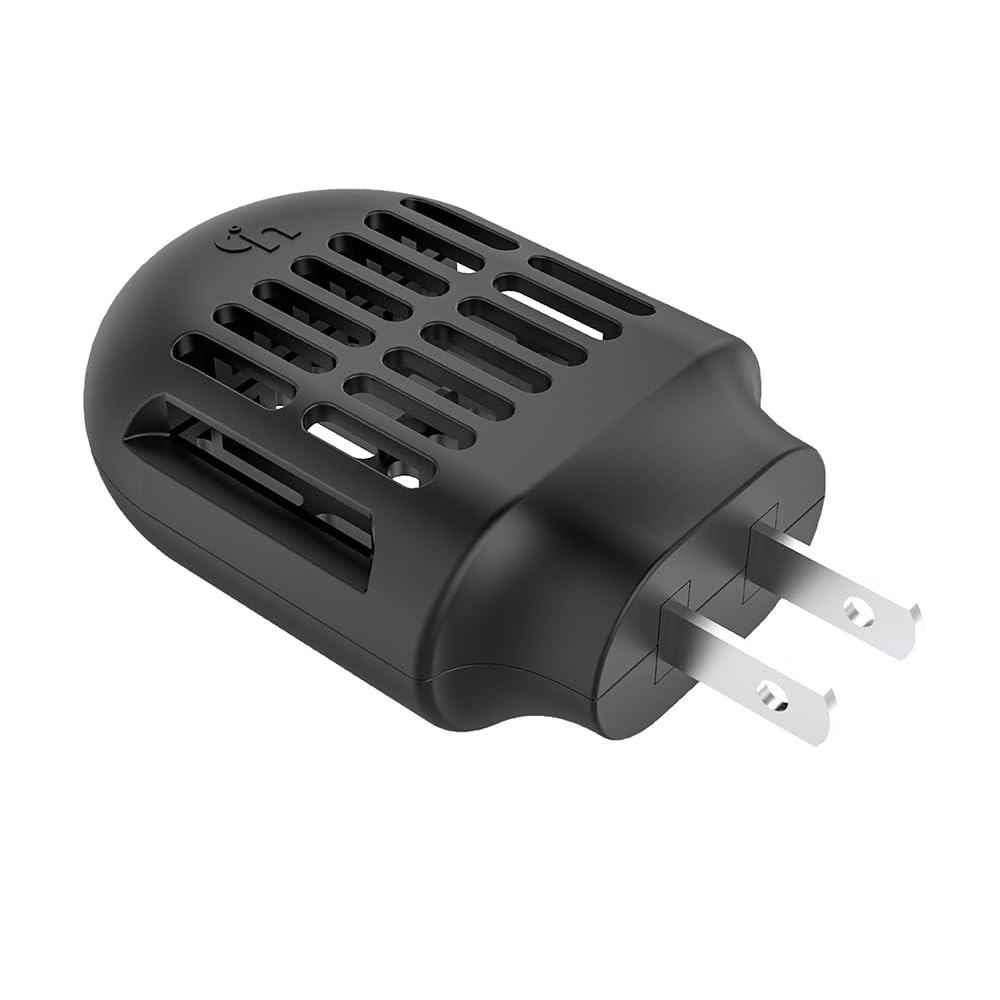 Simashts Mosquito Repeller plugged into outlet for flame-free indoor protection